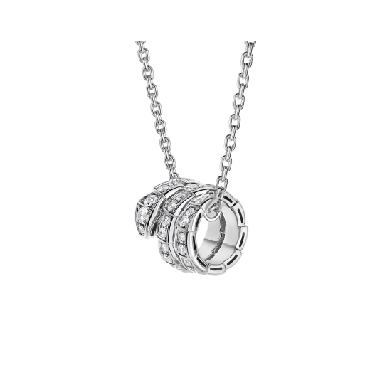[Jewelicorn]SERPENTI  NECKLACE DOUBLE RING DIAMOND