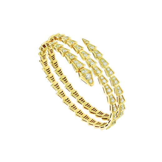 [Jewelicorn]SERPENTI BRACELET GOLD DIAMOND DOUBLE ROW