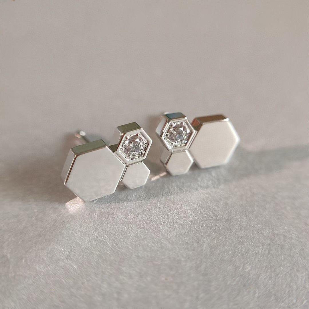 [Jewelicorn]BEE LOVE SILVER DIAMOND EARRINGS