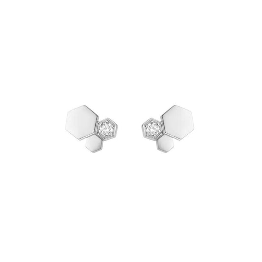 [Jewelicorn]BEE LOVE SILVER DIAMOND EARRINGS
