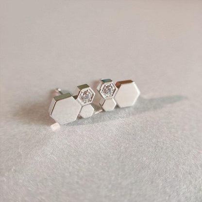 [Jewelicorn]BEE LOVE SILVER DIAMOND EARRINGS