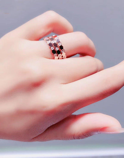 [Jewelicorn]BEE LOVE RING PINK GOLD DIAMOND