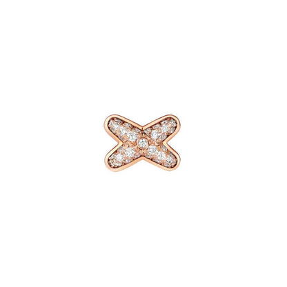 [Jewelicorn]JEUX DE PINK GOLD DIAMOND EARRINGS