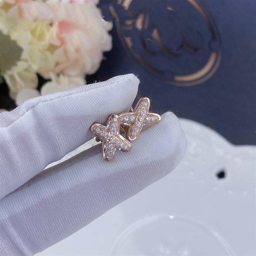 [Jewelicorn]JEUX DE PINK GOLD DIAMOND EARRINGS