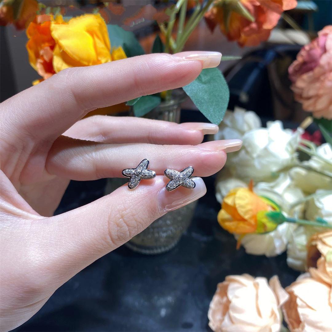 [Jewelicorn]JEUX DE SILVER DIAMOND EARRINGS