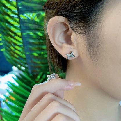 [Jewelicorn]JEUX DE SILVER DIAMOND EARRINGS