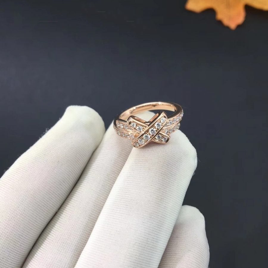 [Jewelicorn]JEUX DE RING PINK GOLD DIAMOND