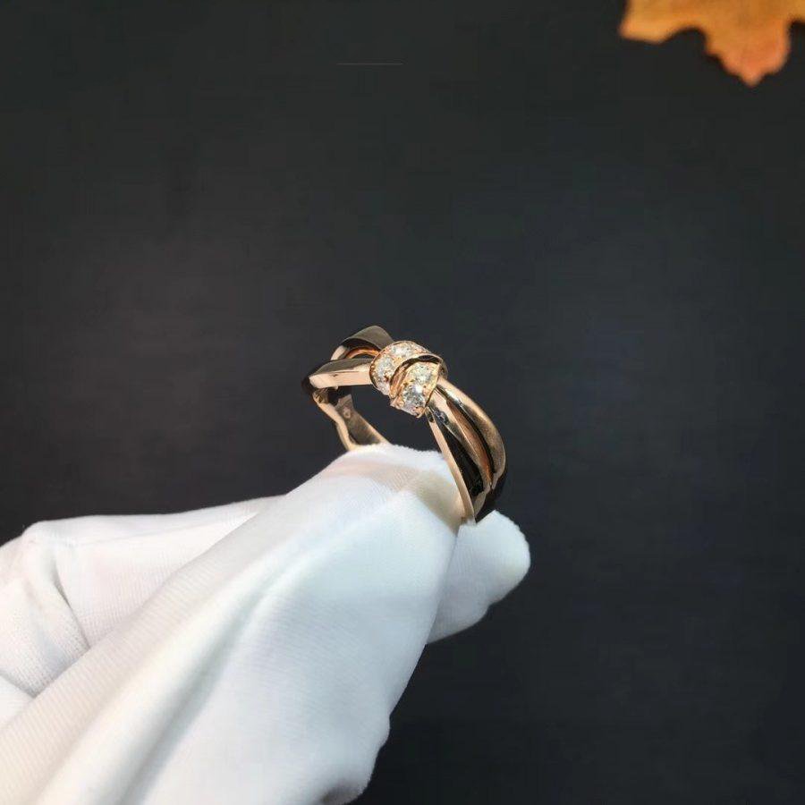 [Jewelicorn]LIENS RING PINK GOLD DIAMOND