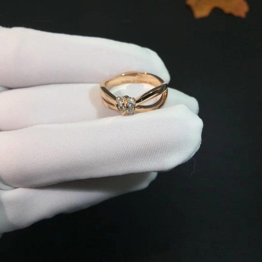 [Jewelicorn]LIENS RING PINK GOLD DIAMOND