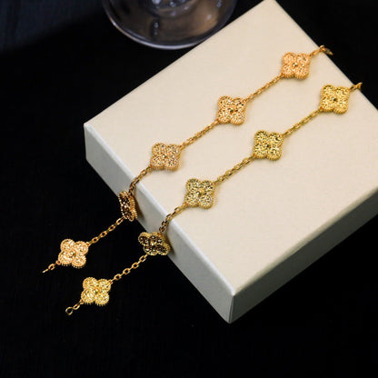 [Jewelicorn]CLOVER 5 MOTIFS BRONZING BRACELET