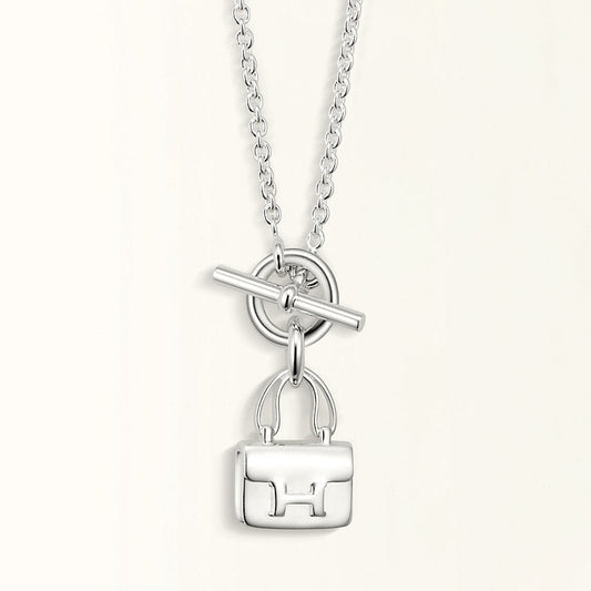 [Jewelicorn]POP H PEDANT SILVER NECKLACE