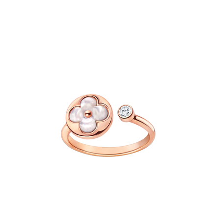 [Jewelicorn]SUN 1 DIAMOND PINK MOP RING