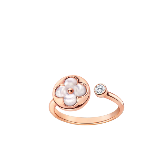 [Jewelicorn]SUN 1 DIAMOND PINK MOP RING