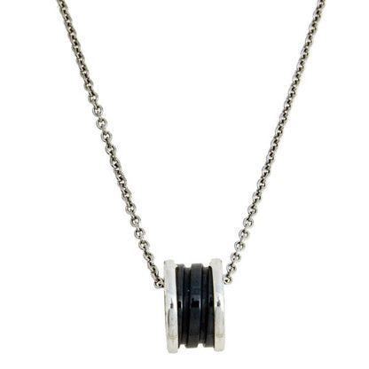 [Jewelicorn]ZERO 1 BLACK CERAMIC SILVER NECKLACE