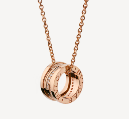 [Jewelicorn]ZERO 1 PINK GOLD DIAMOND NECKLACE
