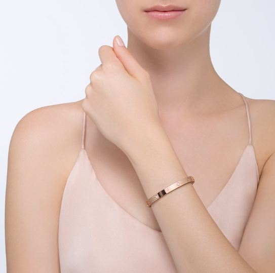 [Jewelicorn]LOVE BRACELET 6.1MM 4 DIAMONDS
