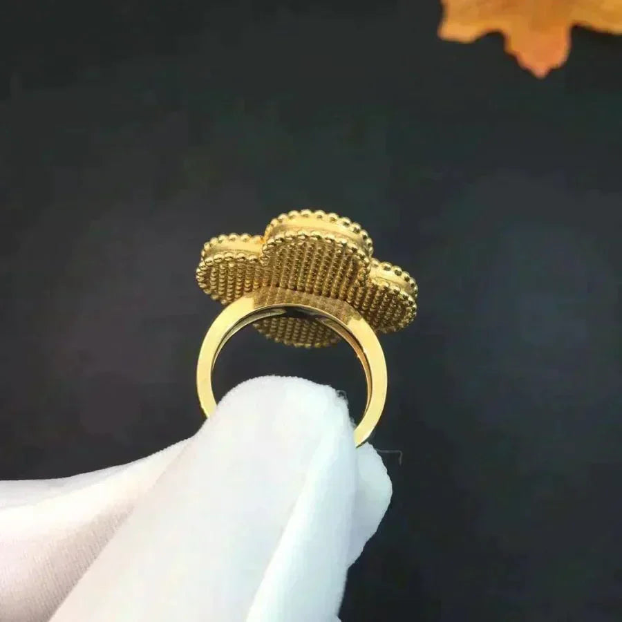 [Jewelicorn]CLOVER MALACHITE RING