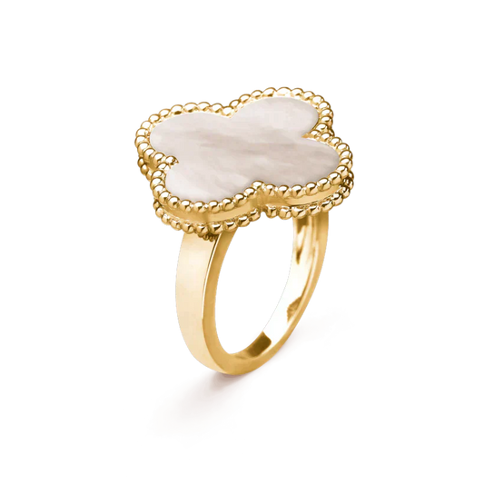 [Jewelicorn]CLOVER WHITE MOP RING