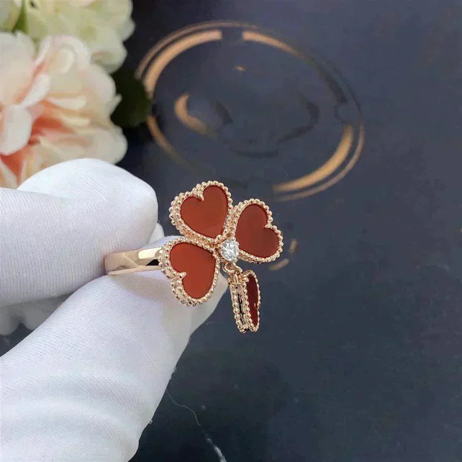 [Jewelicorn]SWEET CLOVER CARNELIAN RING