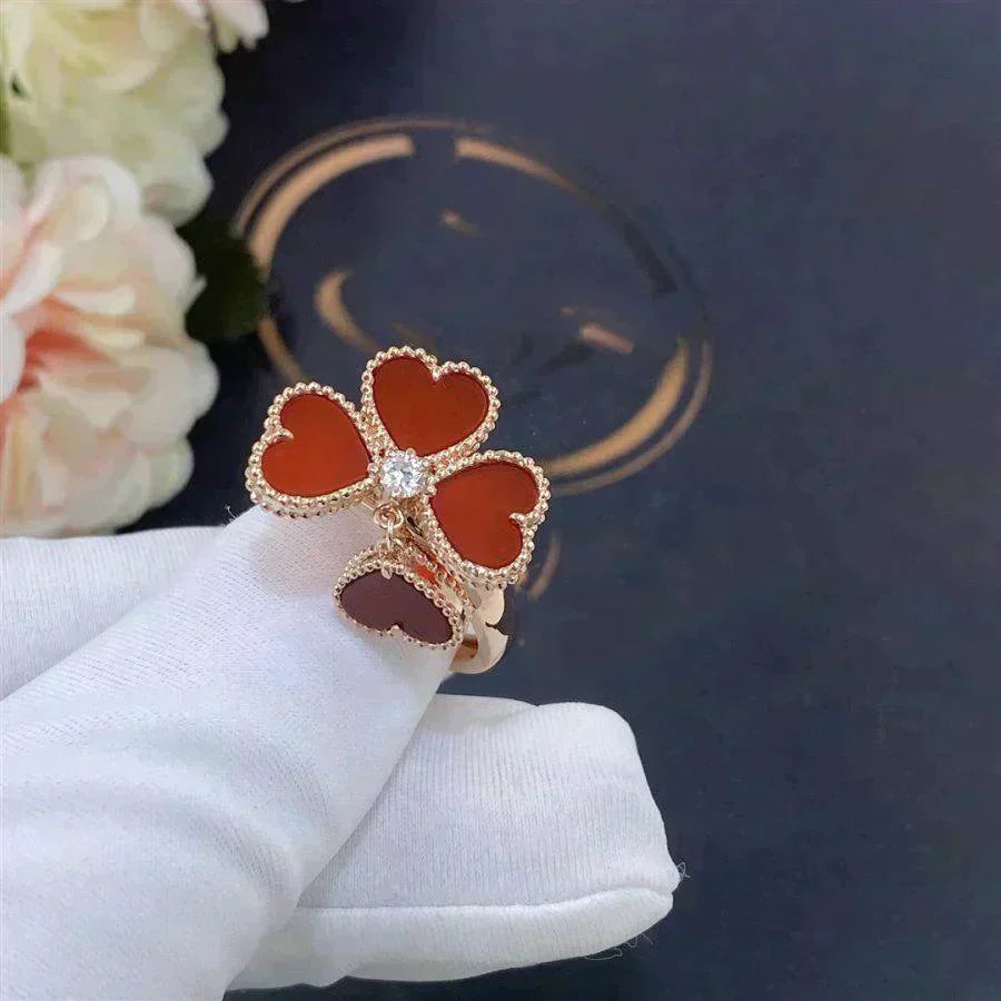 [Jewelicorn]SWEET CLOVER CARNELIAN RING