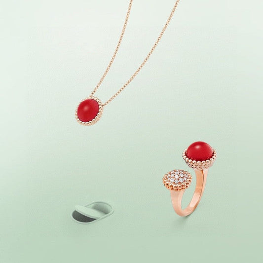 [Jewelicorn]PERLEE COULEURS DIAMOND ROSE GOLD BETWEEN THE FINGER RING