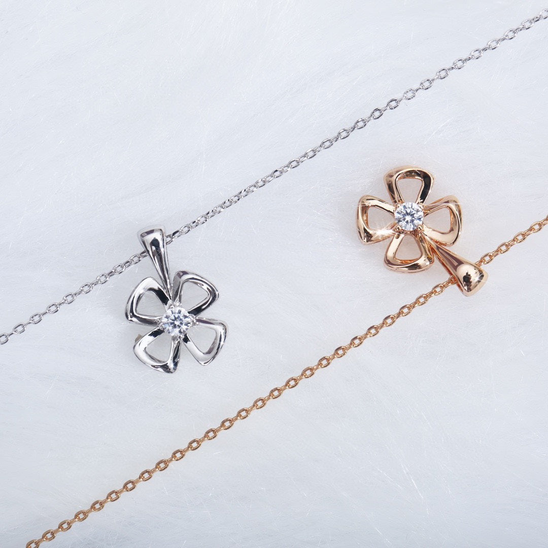 [Jewelicorn]FIOREVER NECKLACE DIAMOND CENTER