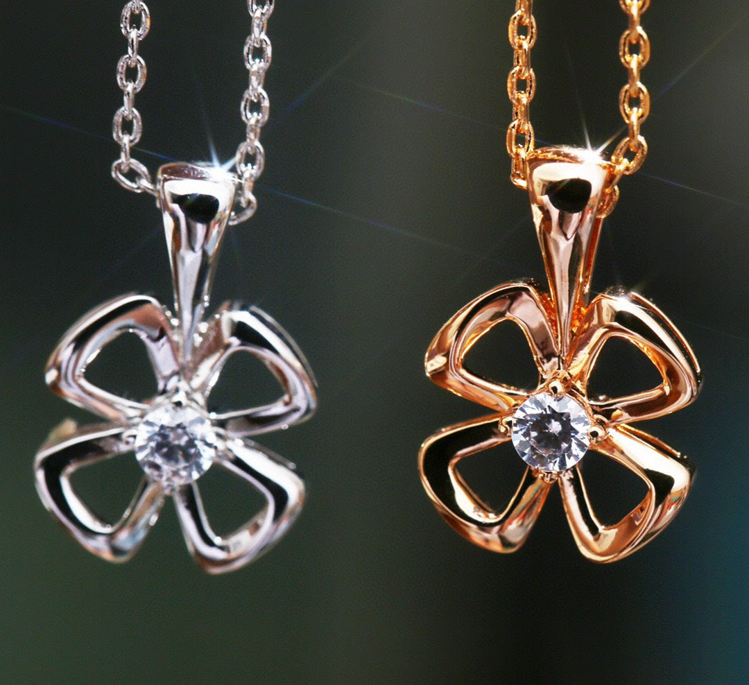 [Jewelicorn]FIOREVER NECKLACE DIAMOND CENTER
